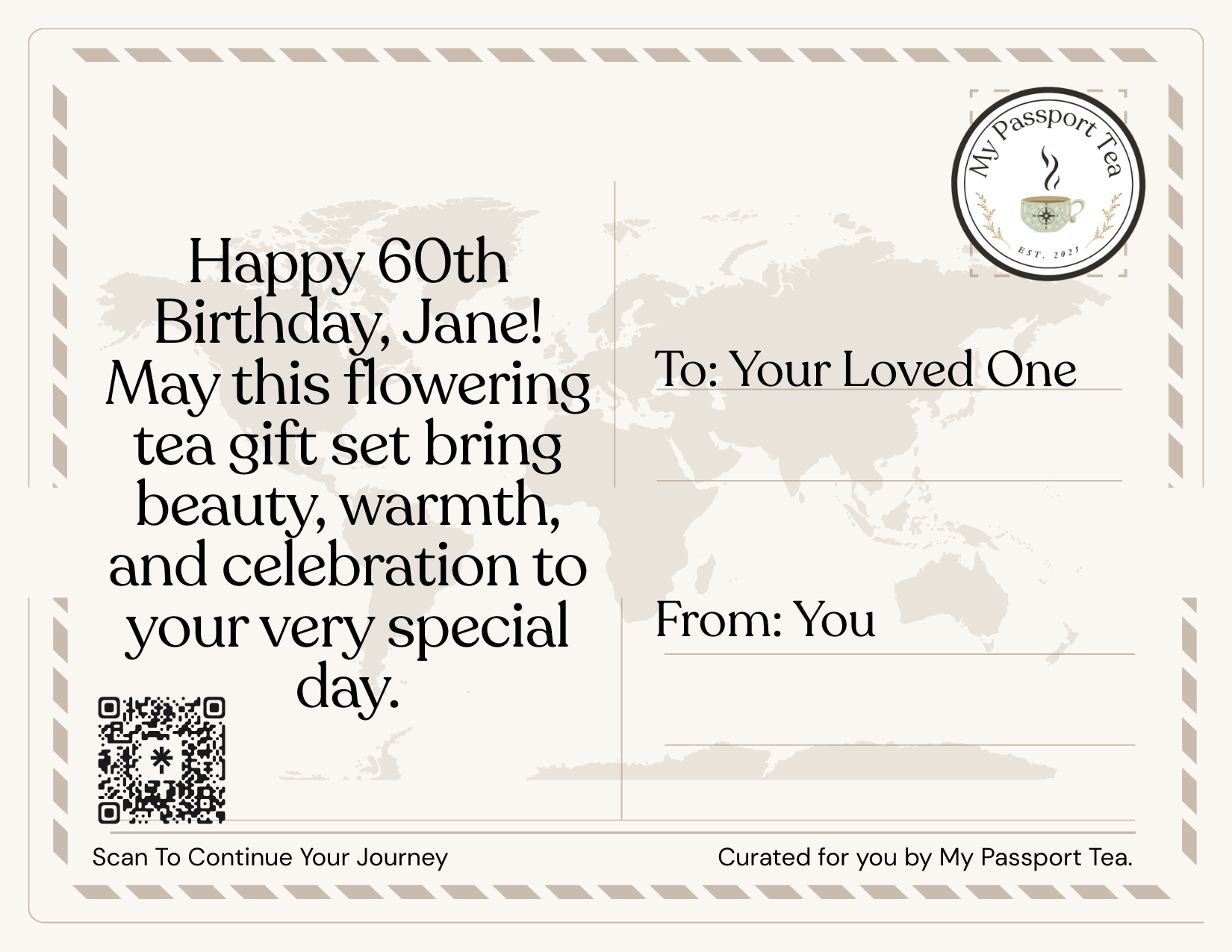 Custom Gift Postcard